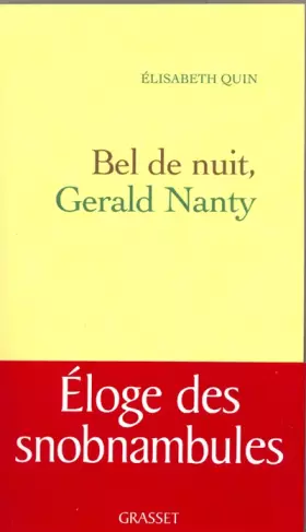 Couverture du produit · Bel de nuit, Gerald Nanty