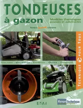 Couverture du produit · Tondeuses à gazon - modèles thermiques poussés et autotractés