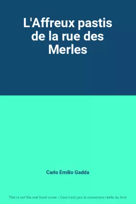 Couverture du produit · L'Affreux pastis de la rue des Merles