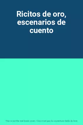 Couverture du produit · Ricitos de oro, escenarios de cuento
