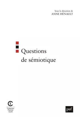 Couverture du produit · Questions de sémiotique