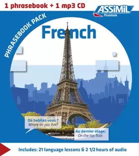 Couverture du produit · French Coffret Conversation: Phrasebook 1 3)LF-Learning French