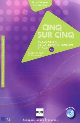 Couverture du produit · CINQ SUR CINQ A2 LIVRE DE L'ELEVE + CD AUDIO