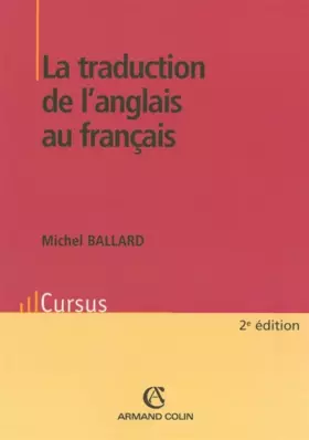 Couverture du produit · La traduction de l'anglais au français