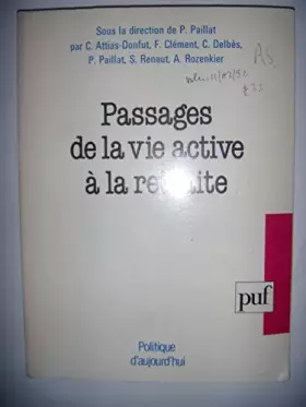 Couverture du produit · Passages de la vie active à la retraite