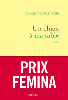 Couverture du produit · Un chien à ma table