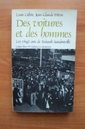 Couverture du produit · Des voitures et des hommes