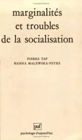 Couverture du produit · Marginalités et troubles de la socialisation