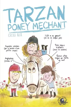 Couverture du produit · Tarzan, poney méchant - Lecture roman jeunesse humour cheval - Dès 8 ans