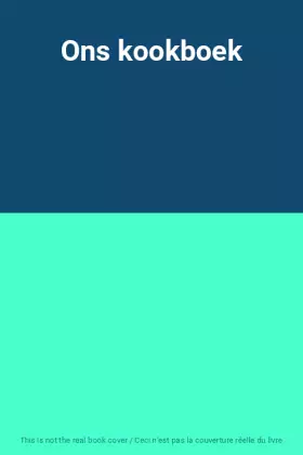 Couverture du produit · Ons kookboek