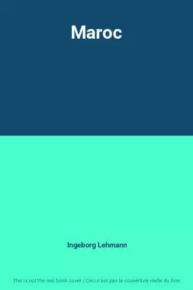 Couverture du produit · Maroc