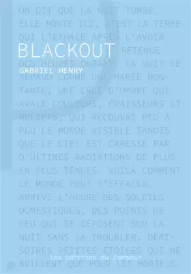 Couverture du produit · Blackout