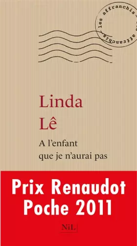 Couverture du produit · À l'enfant que je n'aurai pas