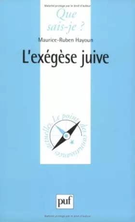 Couverture du produit · L'Exégèse juive : Exégèse et philosophie dans le judaïsme