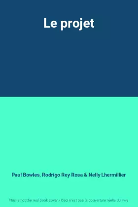 Couverture du produit · Le projet