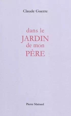 Couverture du produit · Dans le jardin de mon père