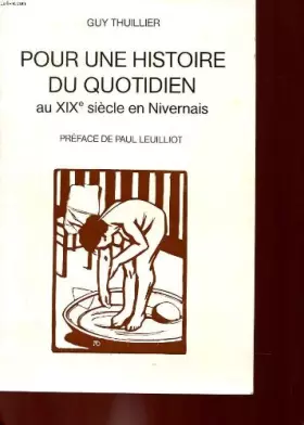 Couverture du produit · POUR UNE HISTOIRE DU QUOTIDIEN AU XIXe SIECLE EN NIVERNAIS