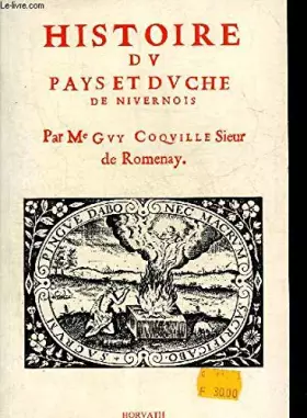 Couverture du produit · HISTOIRE DU PAYS ET DUCHE DE NIVERNOIS.