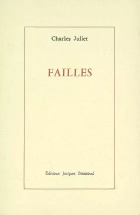 Couverture du produit · Failles