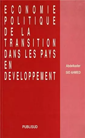 Couverture du produit · Économie politique de la transition dans les pays en développement : Le cas de la Syrie