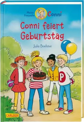 Couverture du produit · Conni Erzählbände 4: Conni feiert Geburtstag (farbig illustriert): Eine lustige Geburtstags-Geschichte ab 7 Jahren zum Selberle