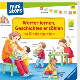 Couverture du produit · ministeps: Wörter lernen, Geschichten erzählen: Im Kindergarten: Ab 18 Monaten