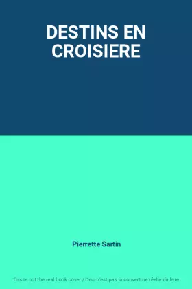 Couverture du produit · DESTINS EN CROISIERE