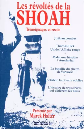 Couverture du produit · Les Révoltés de la Shoah