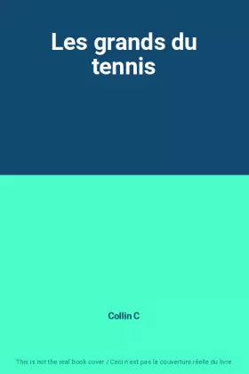 Couverture du produit · Les grands du tennis