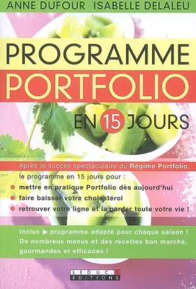 Couverture du produit · Programme portfolio en 15 jours