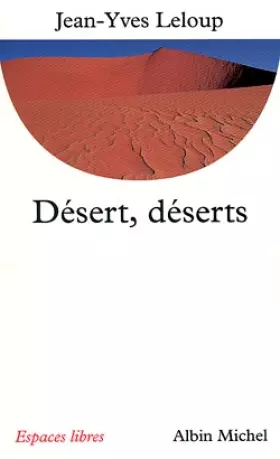 Couverture du produit · Désert, déserts