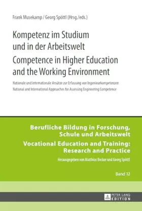 Couverture du produit · Kompetenz im Studium und in der Arbeitswelt- Competence in Higher Education and the Working Environment: Nationale und internat