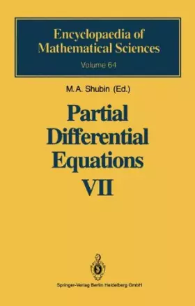 Couverture du produit · Partial Differential Equations VII: Spectral Theory of Differential Operators