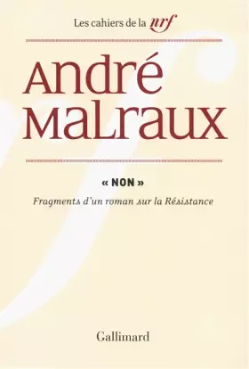 Couverture du produit · «Non»: Fragments d'un roman sur la Résistance