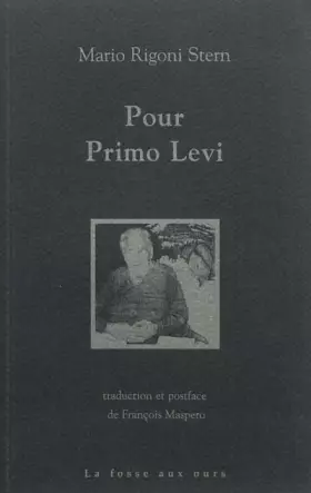 Couverture du produit · Pour Primo Levi