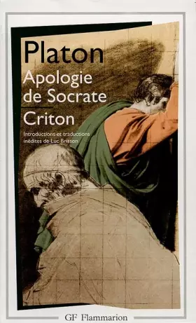 Couverture du produit · Apologie de Socrate, suivi de "Criton"