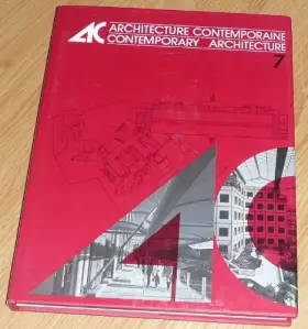 Couverture du produit · AC - ARCHITECTURE CONTEMPORAINE - CONTEMPORARY ARCHITECTURE- N°7 - ANNEE 1985-1986 - COLLECTION FORMES + FONCTIONS LA NOUVELLE 