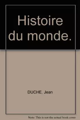 Couverture du produit · Histoire du monde