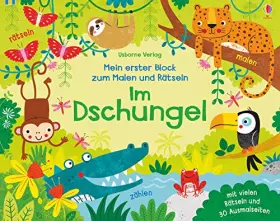 Couverture du produit · Mein erster Block zum Malen und Rätseln: Im Dschungel