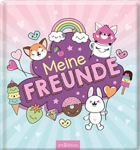 Couverture du produit · Meine Freunde (Kawaii): Freundebuch Trend für Kinder ab 5 Jahren