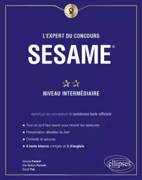 Couverture du produit · L'Expert du concours SESAME - Niveau intermédiaire