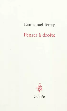 Couverture du produit · Penser à droite