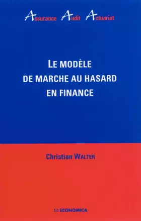 Couverture du produit · Modèle de marche au hasard en finance (Le)