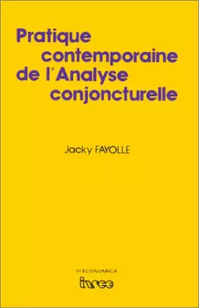 Couverture du produit · Pratique contemporaine de l'analyse conjoncturelle