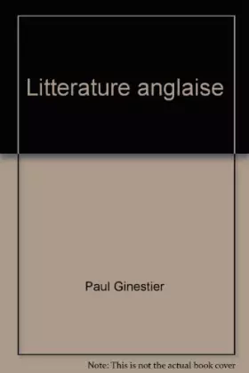 Couverture du produit · Littérature anglaise