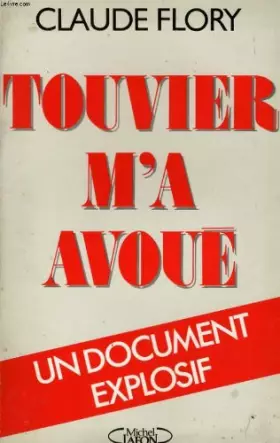 Couverture du produit · Touvier m'a avoué