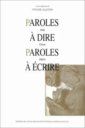 Couverture du produit · Paroles à dire, paroles à écrire