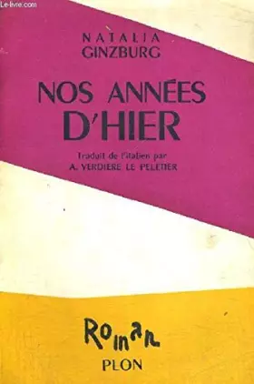 Couverture du produit · NOS ANNEES D'HIER