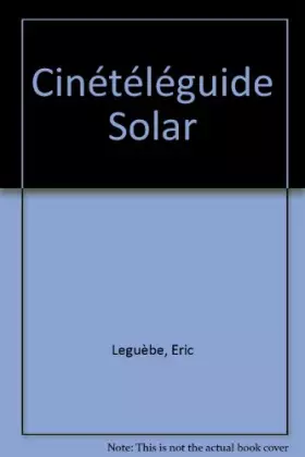 Couverture du produit · Cinétéléguide Solar