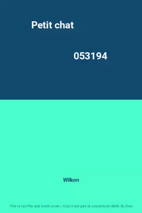 Couverture du produit · Petit chat                                                                                    053194